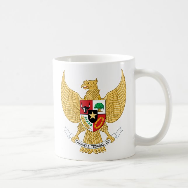 Taza De Café emblema de Indonesia (Derecha)
