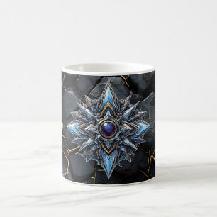 Taza De Café Emblema de juego Blue Star Core