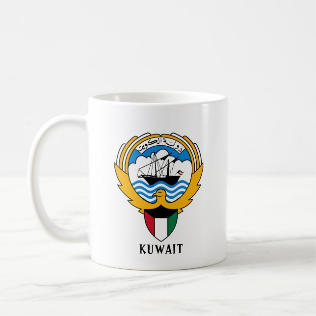 Taza De Café Emblema de Kuwait (Izquierda)