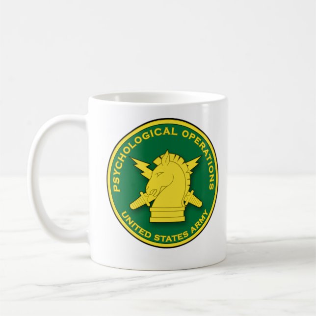 Taza De Café Emblema de la placa de las operaciones (Izquierda)