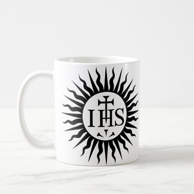 Taza De Café Emblema de la Sociedad de Jesús (Izquierda)
