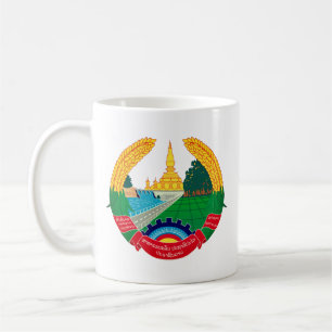 Taza De Café Emblema de Laos