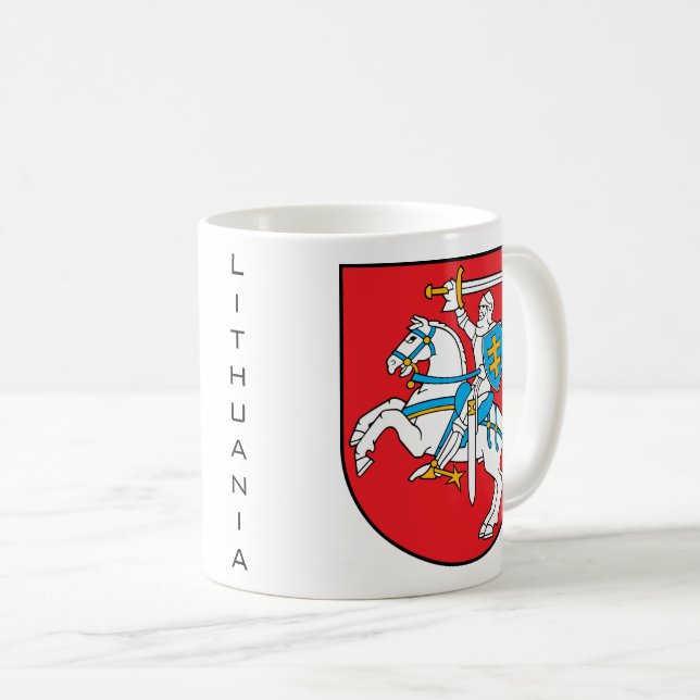 Taza De Café emblema de lituania (Anverso derecho)