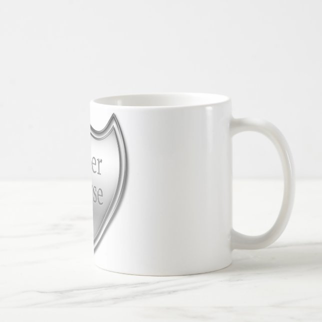 Taza De Café Emblema de superenfermera (Derecha)