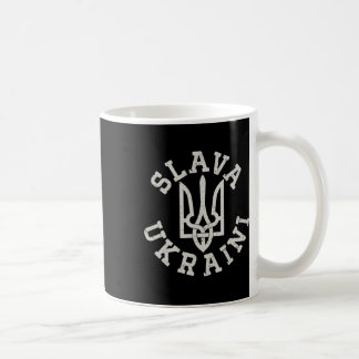 Taza De Café Emblema de tridente ucraniano Salva Ucrania Resist