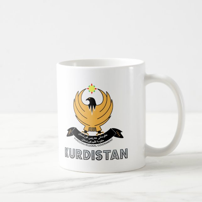 Taza De Café emblema del kurd (Derecha)