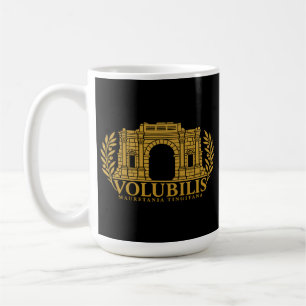 Taza De Café Emblema Dorado Romano del Arco de Caracalla de Vol