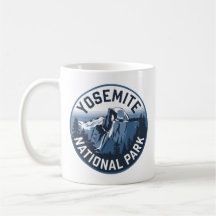 Emblema redondo yosemita de media doma