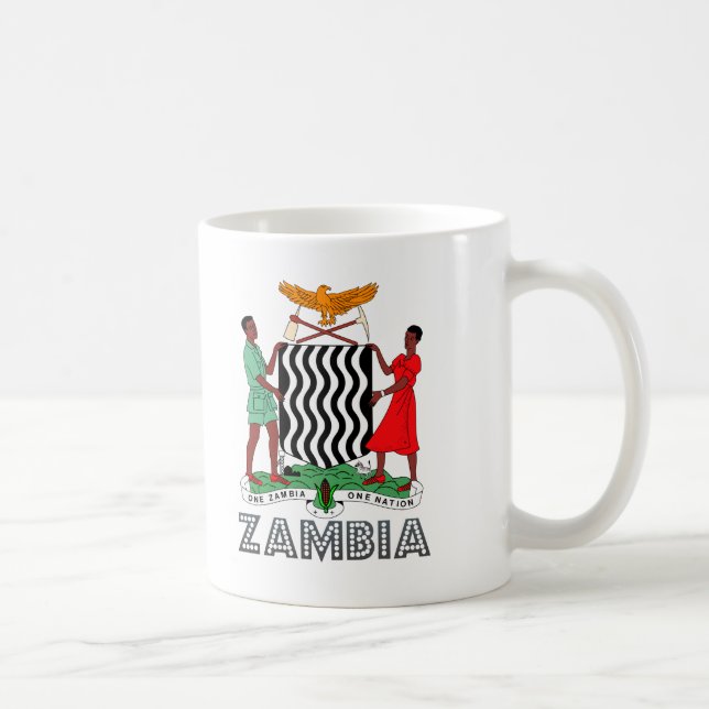 Taza De Café Emblema zambiano (Derecha)