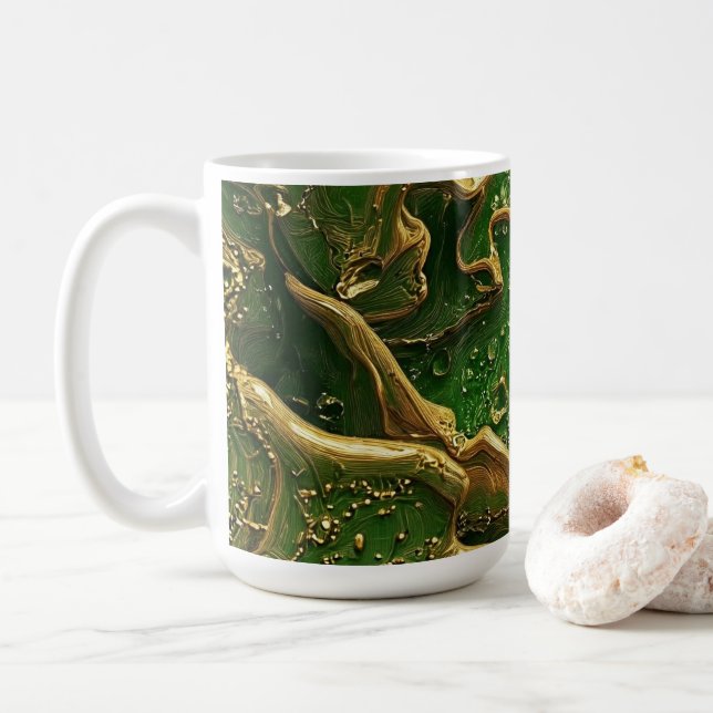 Taza De Café Emerald Motion (Con donut)
