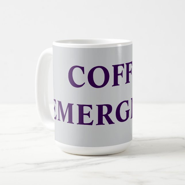 TAZA DE CAFÉ EMERGENCIA DE CAFÉ (Anverso izquierdo)