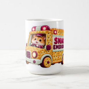 Taza De Café Emergencia de Snack Divertido Hámster