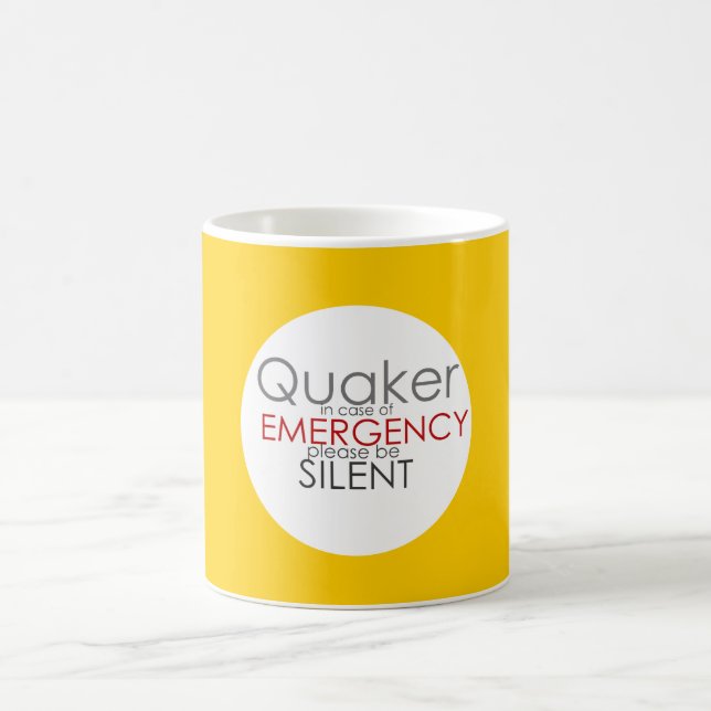 Taza De Café Emergencia del Quaker (Centro)