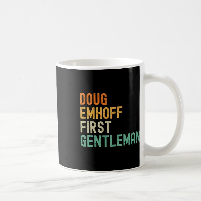 Taza De Café Emhoff Como Primer Caballero Kamala Harris Husband (Derecha)