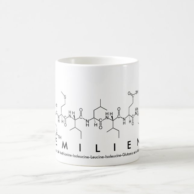 Taza De Café Émilien peptide name mug (Centro)