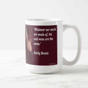 Taza De Café Emily Brontë & Famoso Nuestra Almas Cita