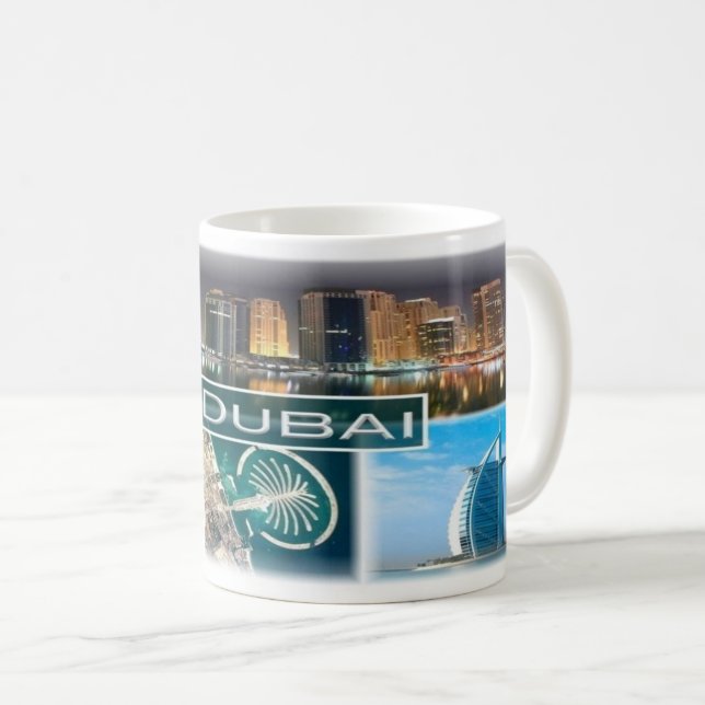 Taza De Café Emiratos Árabes Unidos - Dubai - Torres Marina (Anverso derecho)