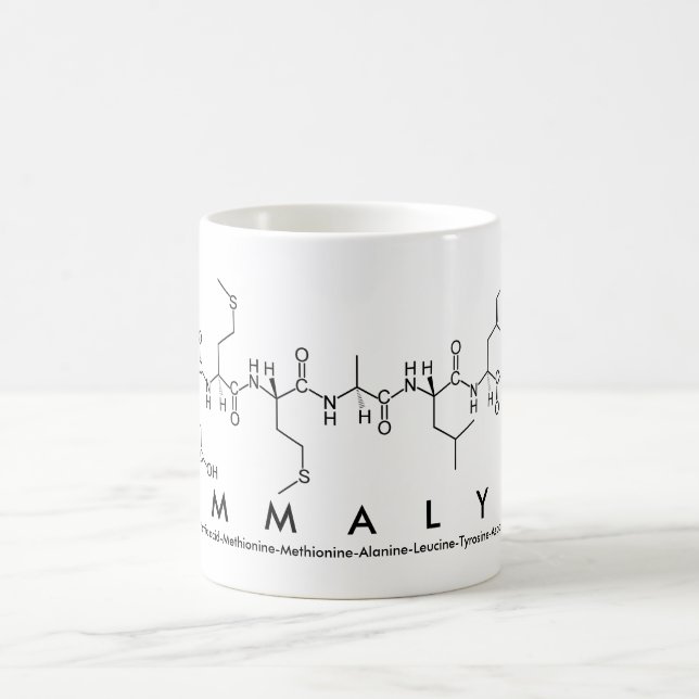 Taza De Café Emmalyn peptide name mug (Centro)