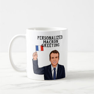 TAZA DE CAFÉ EMMANUEL MACRON PERSONALIZADO