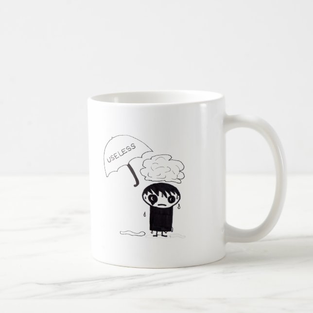 Taza De Café EMO inútil (Derecha)