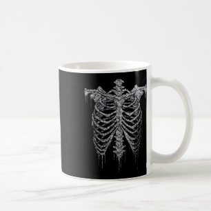 Taza De Café Emo Y2k Grunge Rib Estética Cage Halloween Gótico