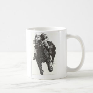 Taza De Café Emoción del caballo Raceing