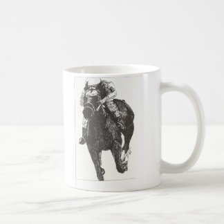 Taza De Café Emoción del caballo Raceing