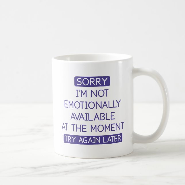 Taza De Café Emocional disponible (Derecha)