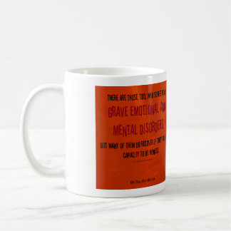 Taza De Café Emocional grave y trastornos mentales
