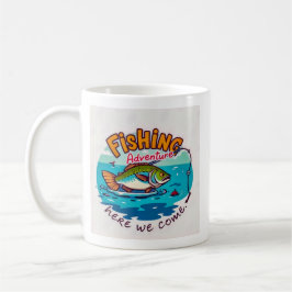 Taza De Café Emocionante Aventura de Pesca Espera
