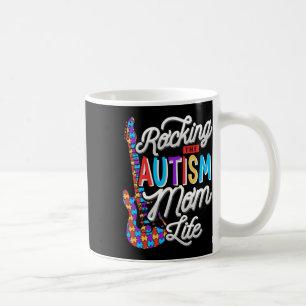 Taza De Café Emocionante Conciencia Sobre El Autismo De La Vida