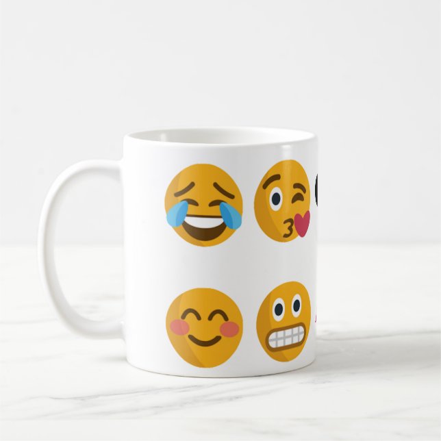 Taza De Café Emoji 10 (Izquierda)
