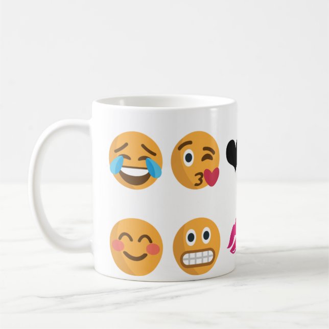 Taza De Café Emoji 10 (Izquierda)
