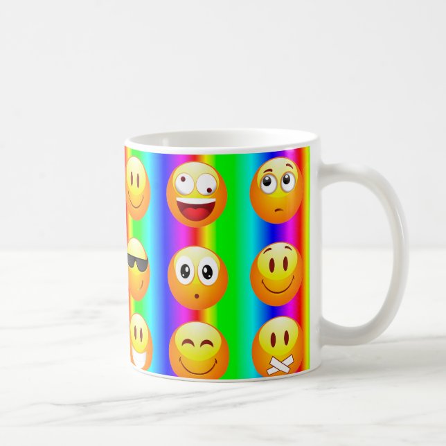 Taza De Café emoji arco iris (Derecha)