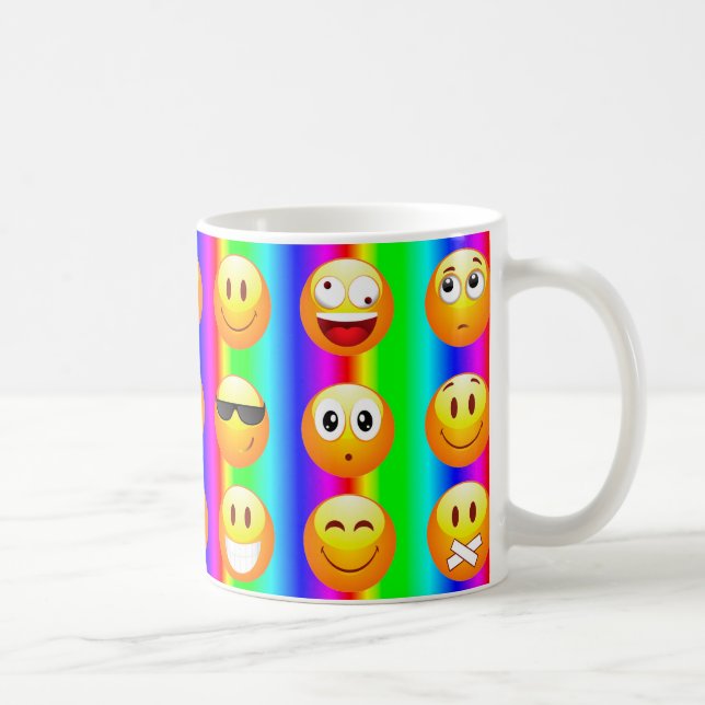 Taza De Café emoji arco iris (Derecha)