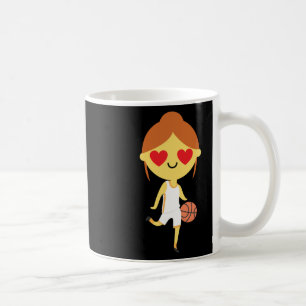 Taza De Café Emoji Chica de baloncesto