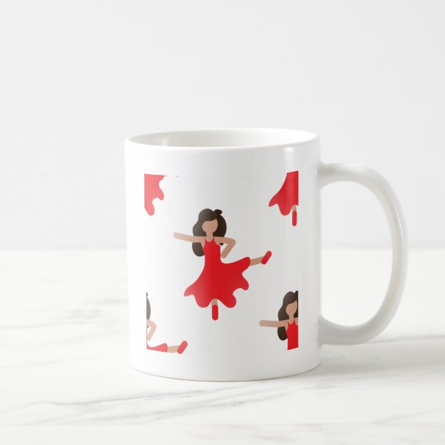 Taza De Café emoji de bailarín (Derecha)