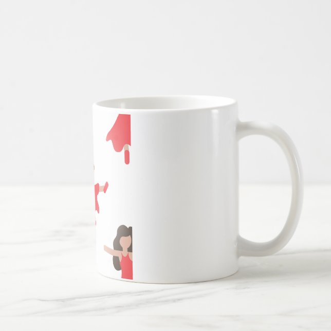 Taza De Café emoji de bailarín (Derecha)
