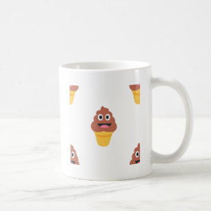 Taza De Café emoji de caca de helado