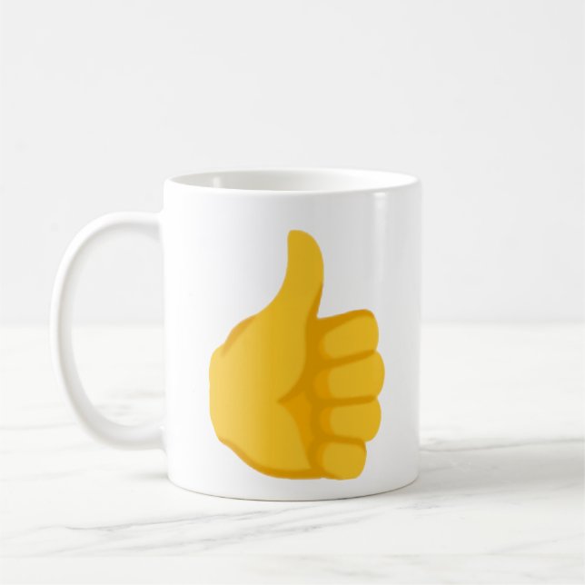 Taza De Café Emoji de miniaturas arriba (Izquierda)