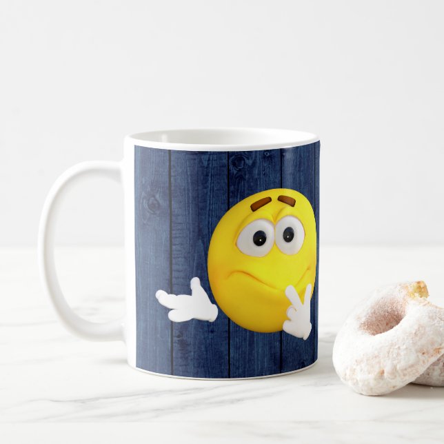 Taza De Café Emoji de moda (Con donut)