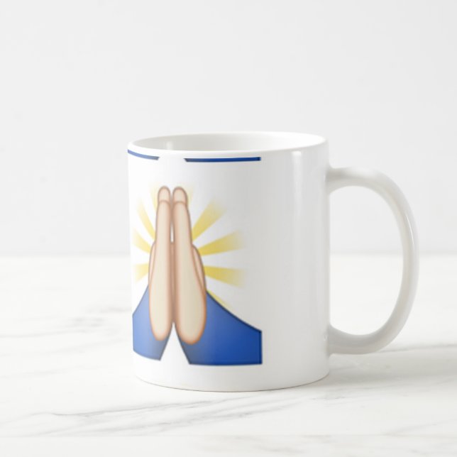 Taza De Café emoji de oración (Derecha)