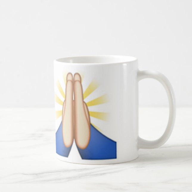 Taza De Café emoji de oración (Derecha)