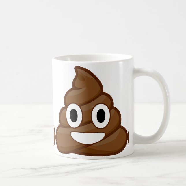Taza De Café emoji de poop (Derecha)