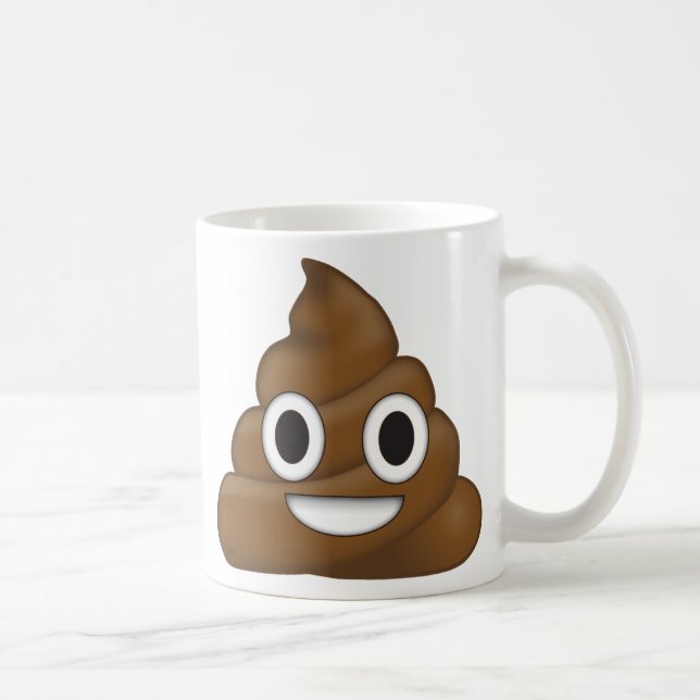 Taza De Café Emoji de poop (Derecha)