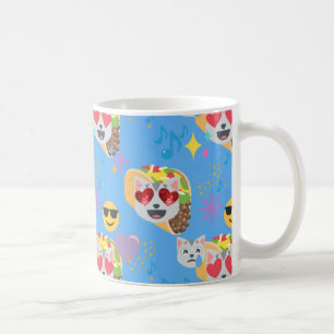 Taza De Café emoji de taco cat