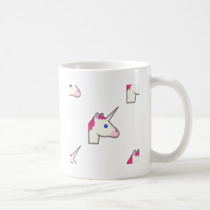 Taza De Café emoji de unicornio