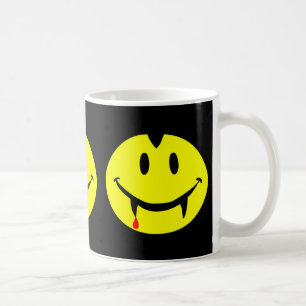 Taza De Café emoji de vampiro dracula