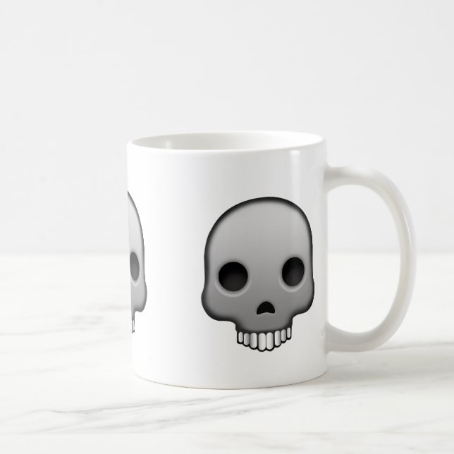 Taza De Café Emoji del cráneo (Derecha)