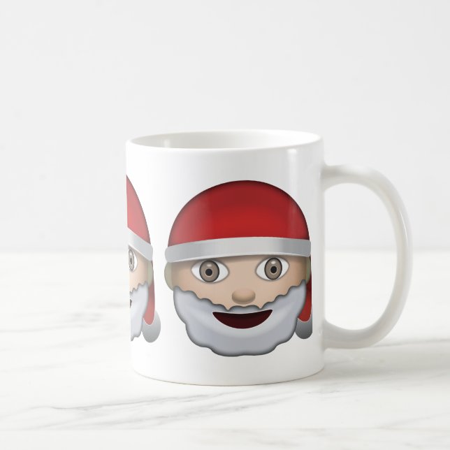 Taza De Café Emoji del navidad del padre (Derecha)